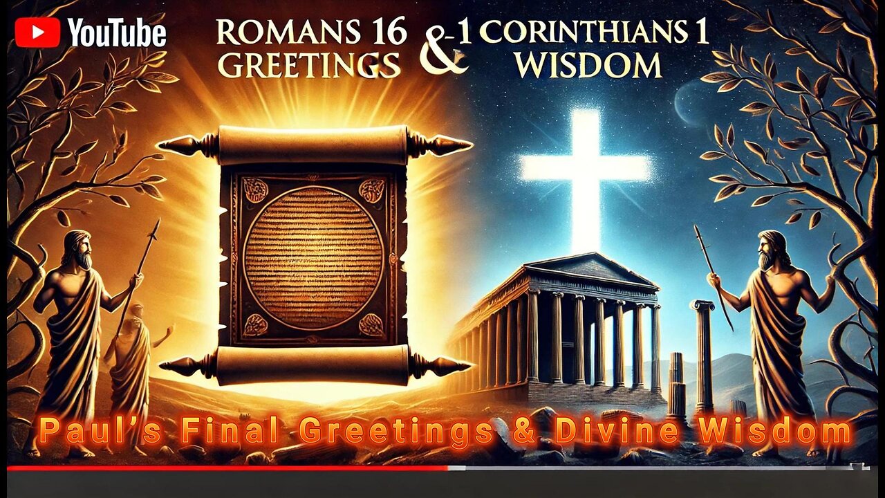 Romans 16 & 1 Corinthians 1 – Paul’s Final Greetings & Divine Wisdom