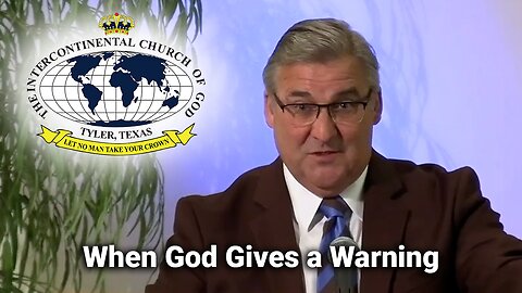 When God Gives a Warning