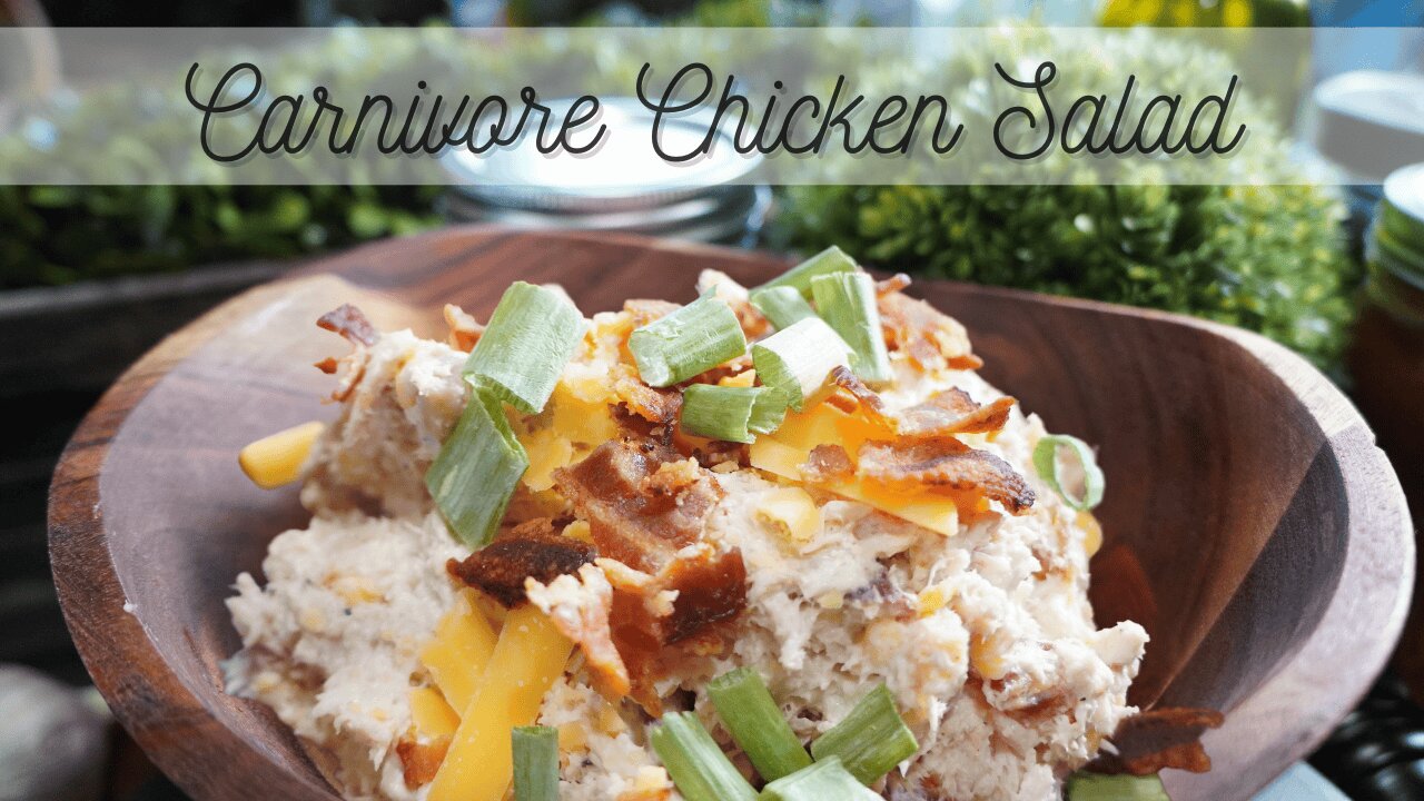 The most FLAVORFUL Carnivore Chicken Salad Recipe
