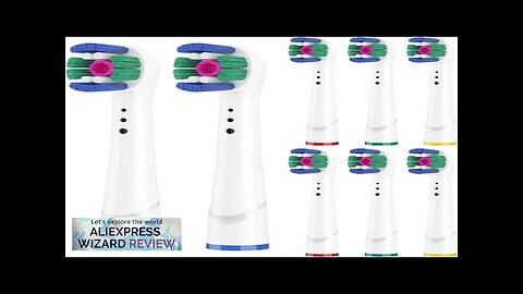 4/8/12/16/20PCS Electric Toothbrush Nozzles For Oral B 3D White Toothbrush Heads Braun Review