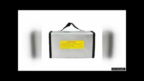 215*155*115mm Fire Retardant Portable Safety Fireproof Case Handbag Box LiPo Battery Bag Review