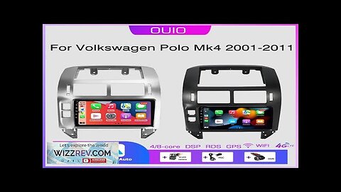 Android 13 Carplay radio For Volkswagen Polo Mk4 IV 2001-2009 Car stereo Review