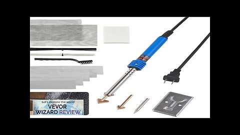 VEVOR Plastic Welding Kit 100W Plastic Welder Soldering Iron Gun Car Bumper Review