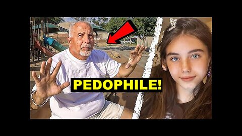 Pedophile Child Rapist Psychopath Grandpa Predator Busted at Playground!