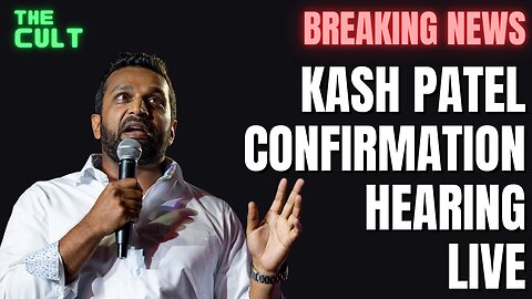 BREAKING NEWS: Kash Patel FBI Director Confirmation Hearing Live, Donald Trump Nominee