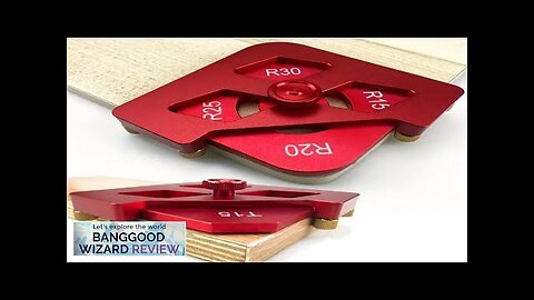 Arc/T Corner Gauge Aluminum Alloy Woodworking Chamfering Template Tool with Quick Change Review