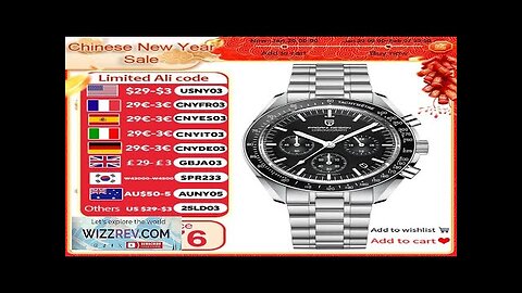 PAGANI DESIGN 2025 New Men's Watches Top Luxury Quartz Watch For Men Review