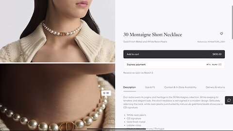 Shop With Me | Dior Fashion Necklaces