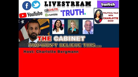 POLITICAL TALK WITH CHARLOTTE - TRUMP;S CABINET - YOU WON'T BELIEVE THIS....