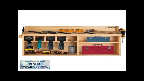 VEVOR Power Tool Organizer Wall Mount/Benchtop Drill Holder 5 Hanging Slots Drill Review