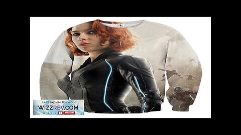 Marvel The Avengers Sexy Black Widow Dope Print Sweatshirt Review