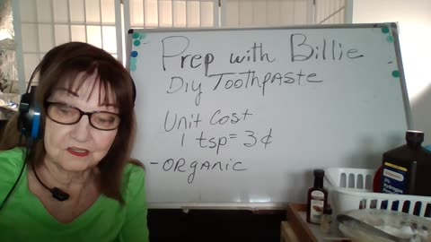 PREP WITH BILLIE - DIY TOOTHPASTE! FAST - EASY - NOT TOO PRICEY!