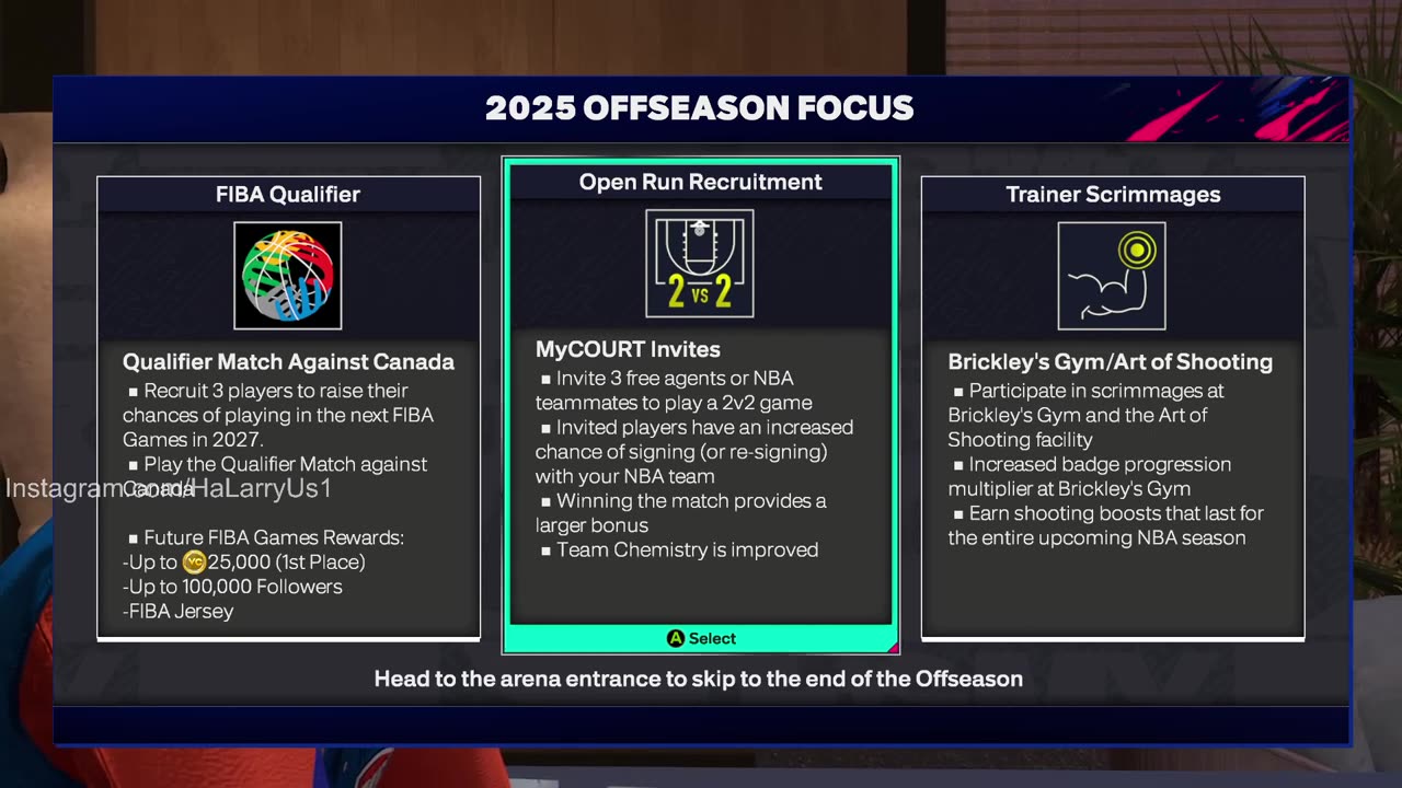 2k25 mycareer after finals