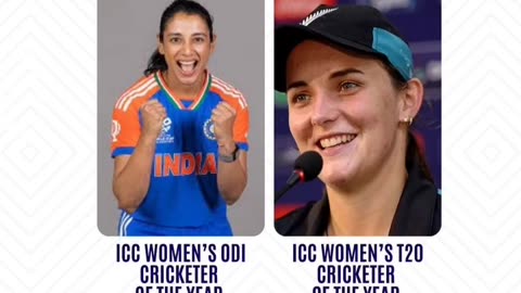 Congrats to Smriti Mandhana for being awarded the "ICC Women's ODI Cricketer Of The Year 2025" Award