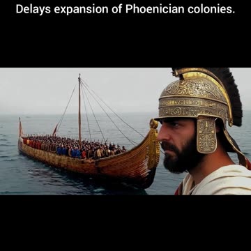 Phoenicians vs Sea Raiders 925 BC War on the Waves #AncientNavalWarfare