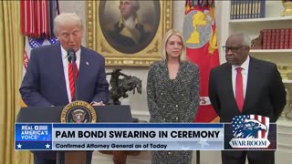 Pam Bondi Takes Swearing In Oath Becoming Attorney General! - 2/5/25