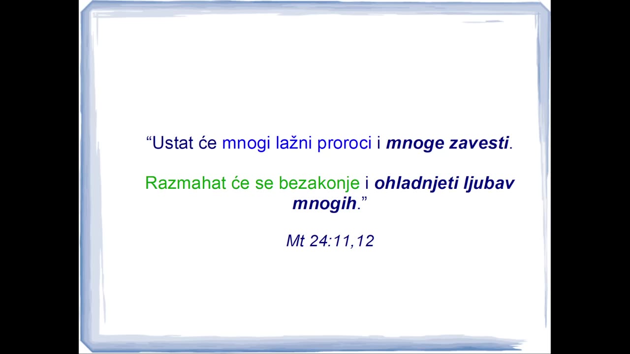 "Ustat će mnogi lažni proroci i mnoge zavesti"