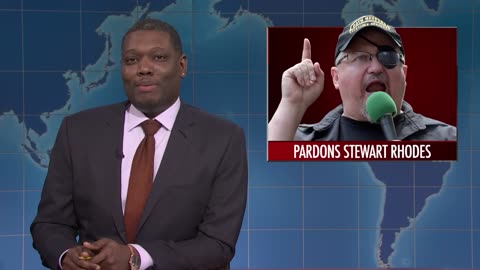 Weekend Update: Trump Defends January 6 Pardons, Musk Criticized for Nazi Salute - SNL