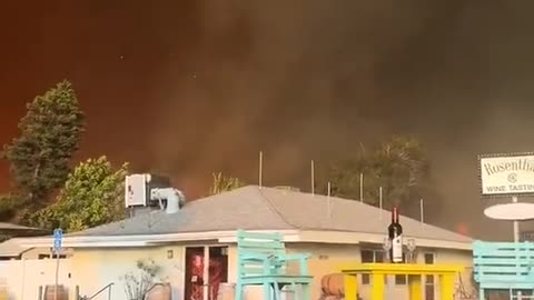 Palisades fire, California