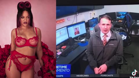 Caught in the Act: CBS Anchor’s On-Air Rihanna Mishap Shocks Viewers