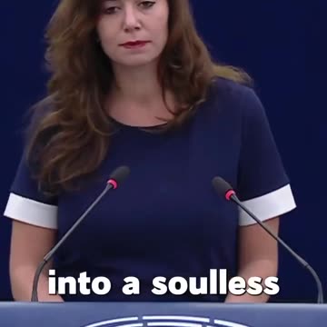 French MEP Sarah Knafo delivers some home truths to Ursula von der Leyen, right to her face: