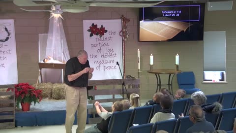 January 5, 2025 Sermon at Lamb of God - Eph 3:1-13; Luke 2:25-35