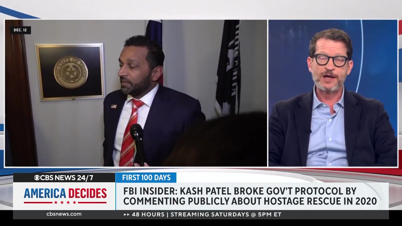 FBI whistleblower accuses Kash Patel of violating hostage rescue protocols