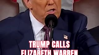 Trump CALLS OUT Elizabeth Warren During Speech