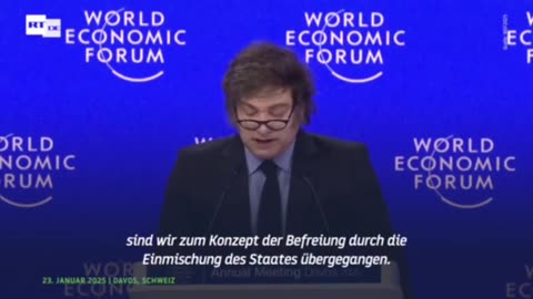 Milei in Davos - Gender-Ideologie ist Kindesmissbrauch