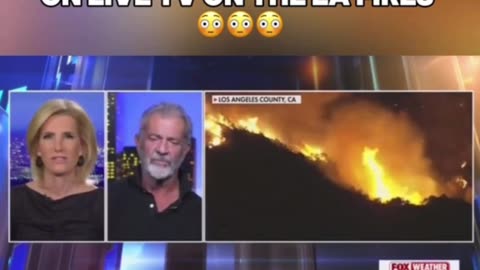What did Mel Gibson just say to this newscaster?