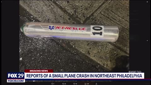 Debris from the Philadelphia plane crash has been found over a 1/4 mile away