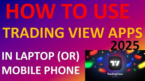 TRADINGVIEW FULL TUTORIAL VIDEO . TRADING VIEW FULL ANALYSIS VIDEO.