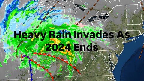 Heavy Rain Invades as 2024 Ends