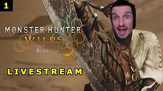 🔴Monster Hunter Wilds Beta and maybe some drama content