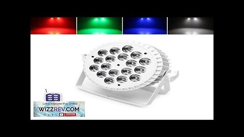 Christmas DJ Remote Control Projector Aluminum Alloy LED Par 18X10W RGBW 4IN1 Review