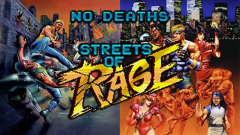 Streets of Rage (Sega Genesis) Full playthrough - 1 Life