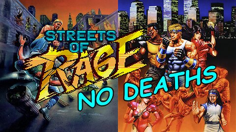 Streets of Rage (Sega Genesis) Longplay - 1 Life (Custom Borders)