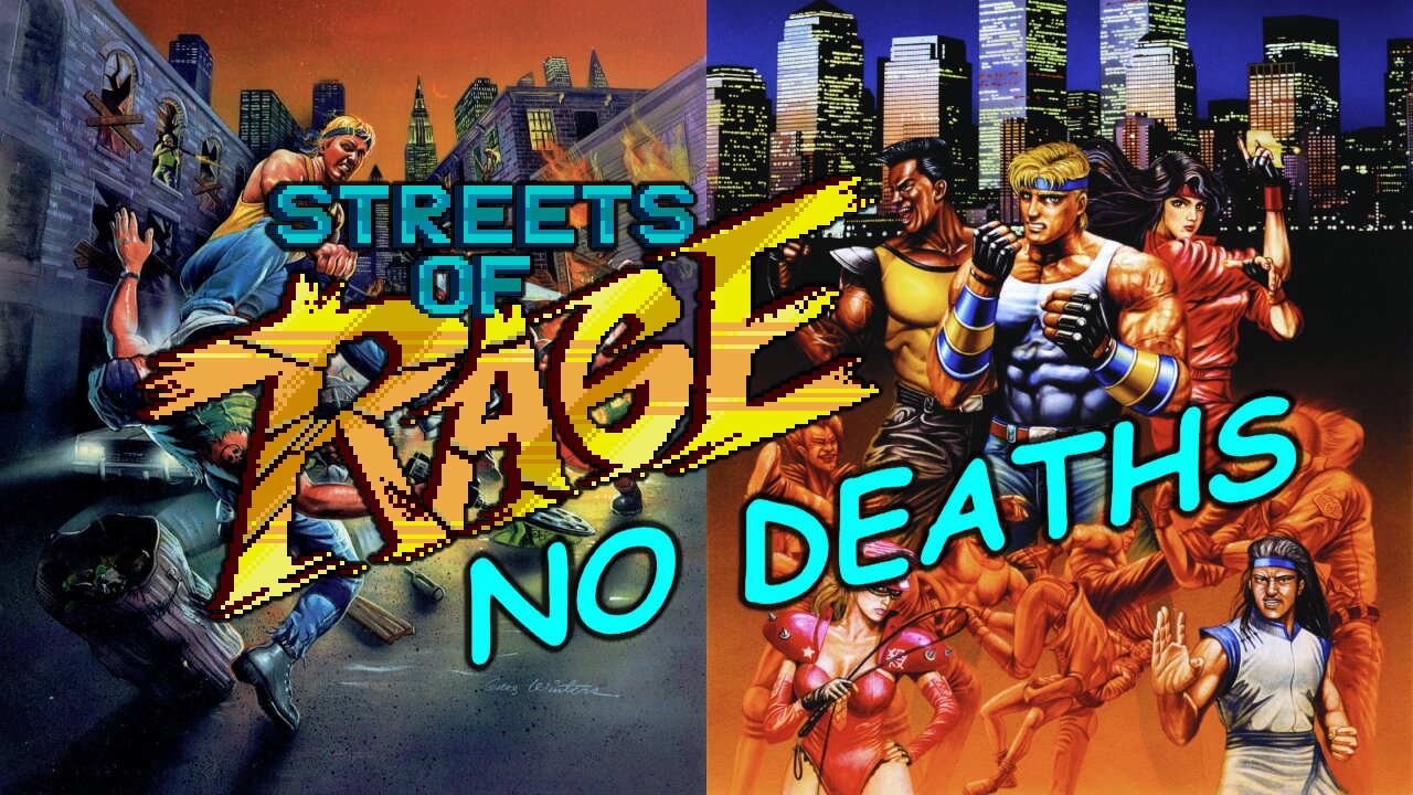 Streets of Rage (Genesis) No deaths (Custom borders)