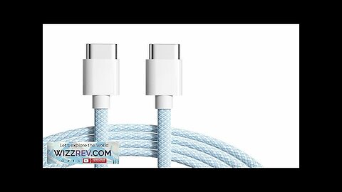 60W USB-C to USB-C Cable Fast Charging Data Transmission Copper Core Line Review