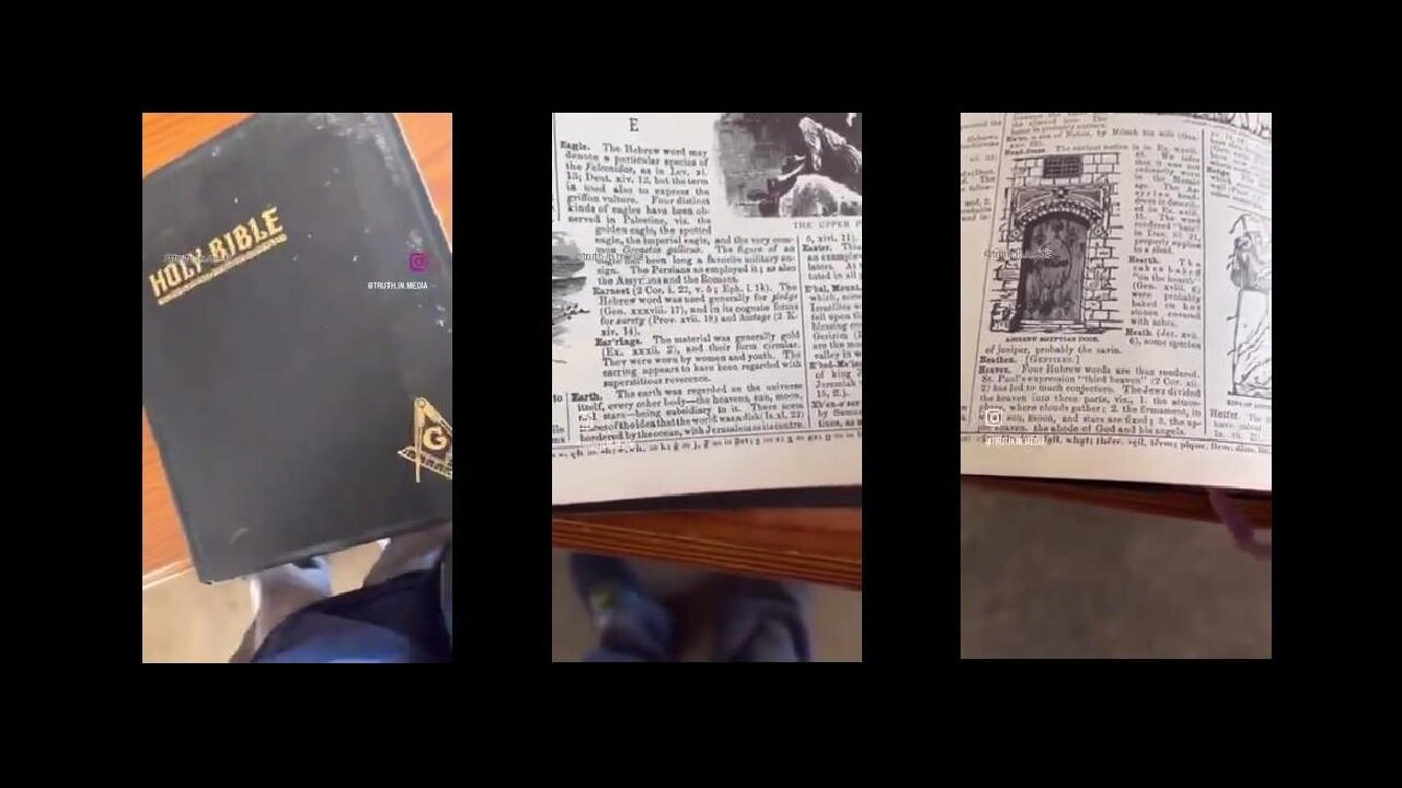 Freemasonry Bible From 1955, Says The Earth Is A Plane Disk [Believe what U will]