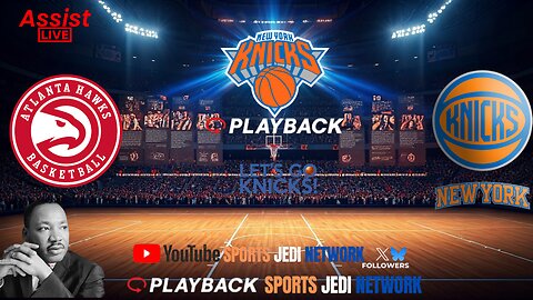 🏀 NBAAtlanta Hawks at New York Knicks ON MLK DAY WATCH ALONG with SPORTSJEDINETWORK