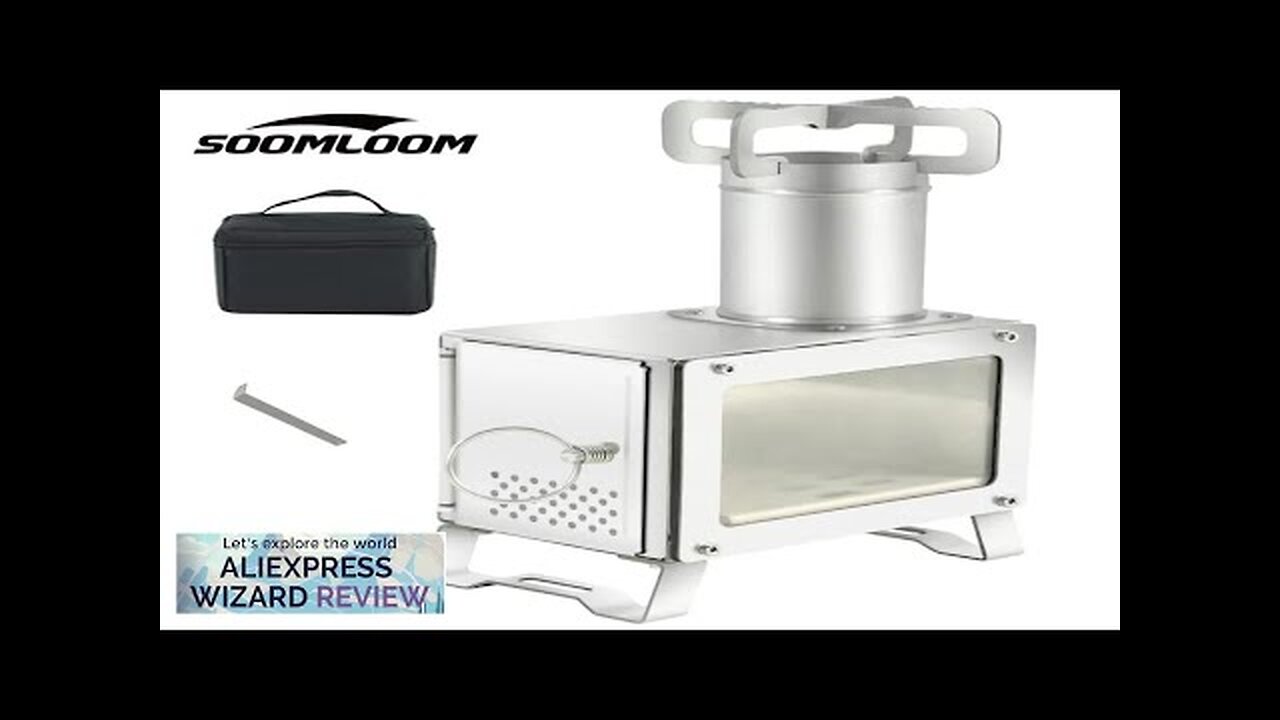 Soomloom Wood Burning Stove Stainless Steel Compact Portable Solo Tent Cooking Firewood Review