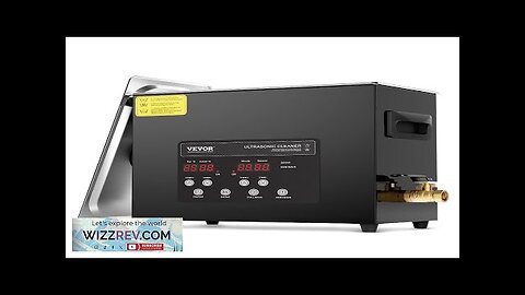 VEVOR 6L Ultrasonic Cleaner with Heater and Timer 110W Stainless Steel Ultrasonic Review