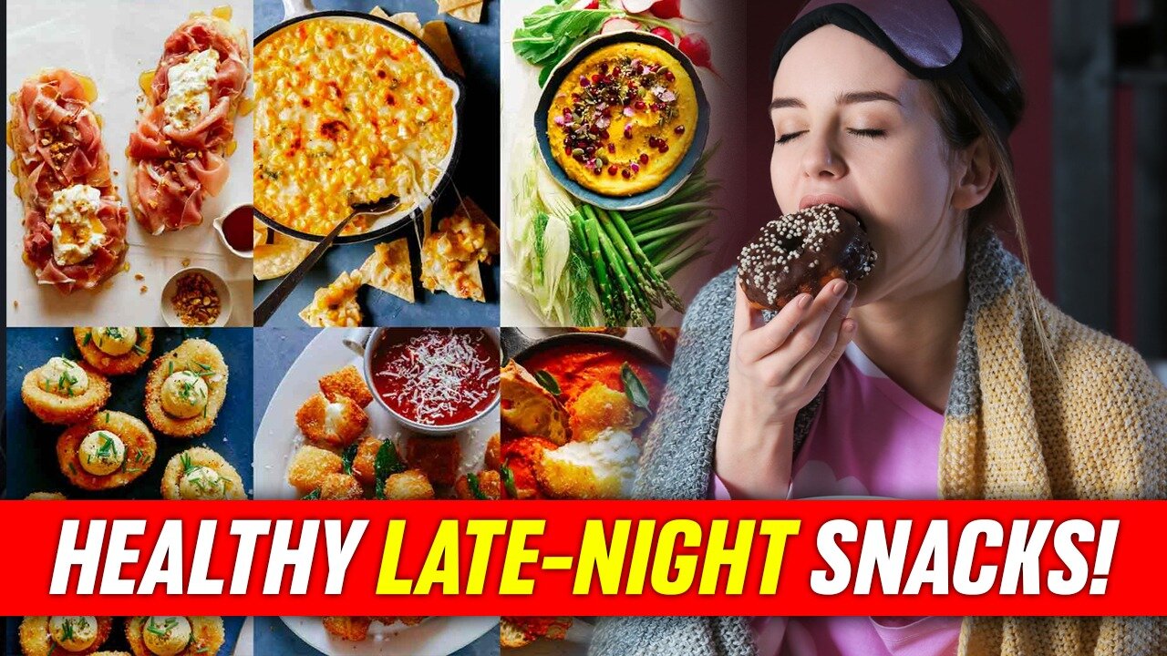 Midnight Snacks You Can Enjoy Guilt-Free – 🌙🍎 #HealthySnacks #MidnightCravings #guiltfreesnacks