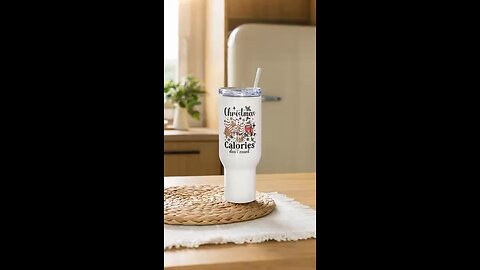 Handle tumbler for Christmas
