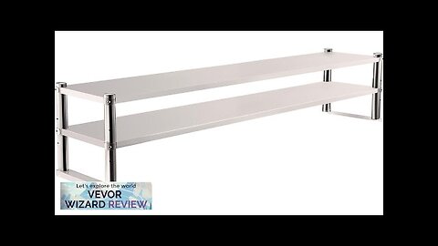 VEVOR Double Overshelf Double Tier Stainless Steel Overshelf 60 in. Length x Review