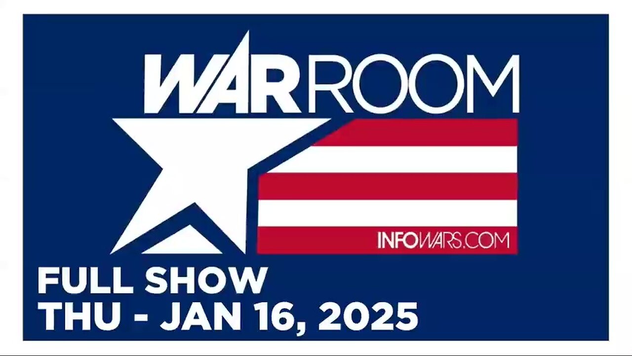 WAR ROOM (Full Show) 01_16_25 Thursday