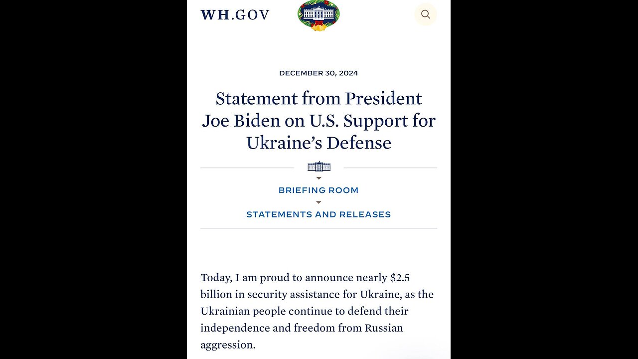 Do you really think this will end on January 20th?