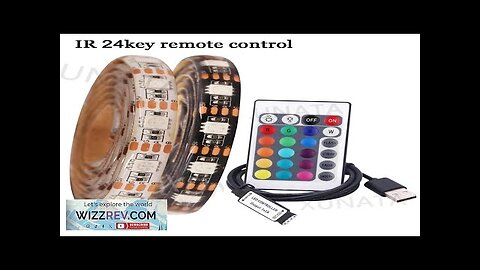 5V USB LED Strip RGB Light 5050 24key / 44key Remote Control Review