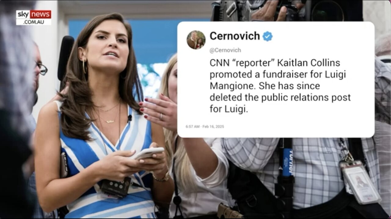 CNN's Kaitlan Collins DESTROYED For Fundraising Tweet For Murderer Luigi Mangione